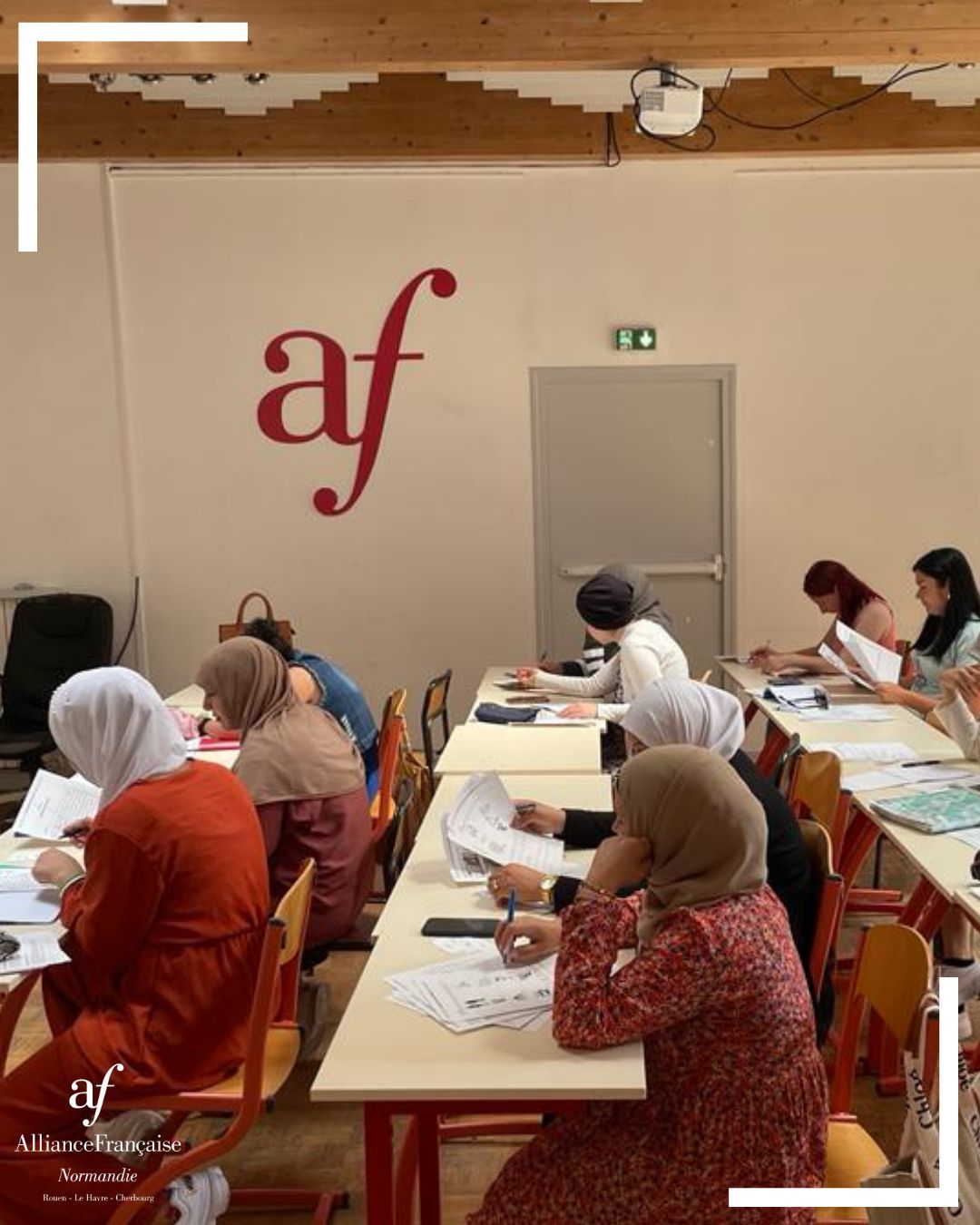 France, Alliance Française de Normandie Migrants Ouvrir l'école aux