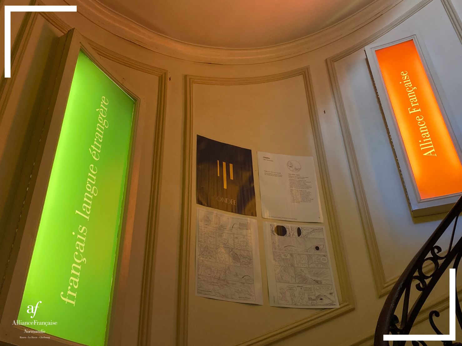 France du nouveau à l'Alliance Française Normandie Fondation des