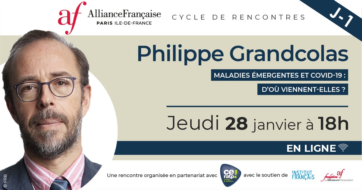 Alliance Française Paris IledeFrance Rencontre en ligne avec Philippe Grandcolas Maladies
